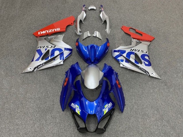 Carenados Moto Suzuki GSXR1000 2017-2024 - Azul Plata Rojo Fábrica
