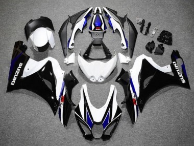 Carenados Moto Suzuki GSXR1000 2017-2024 - Blanco Azul Negro Fábrica