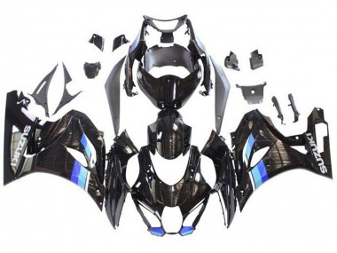 Carenados Moto Suzuki GSXR1000 2017-2024 - Negro Azul Raya Fábrica