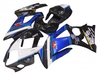 Carenados Moto Suzuki GSXR 1000 2007-2008 - Blanco Azul Negro Corona Fábrica