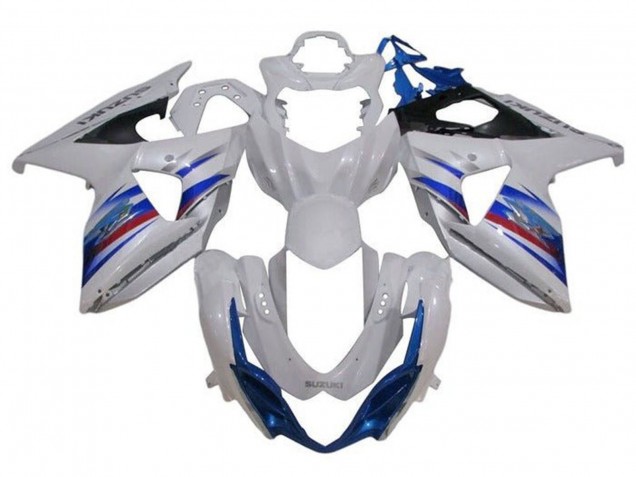 Carenado Moto Suzuki GSXR 1000 2009-2016 - Blanco Azul Rojo Negro Fábrica