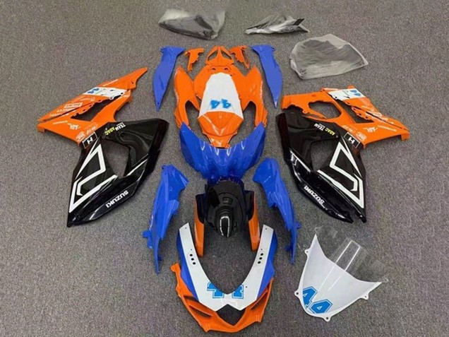 Carenados Moto Suzuki GSXR 1000 2009-2016 - Naranja Azul Negro Fábrica