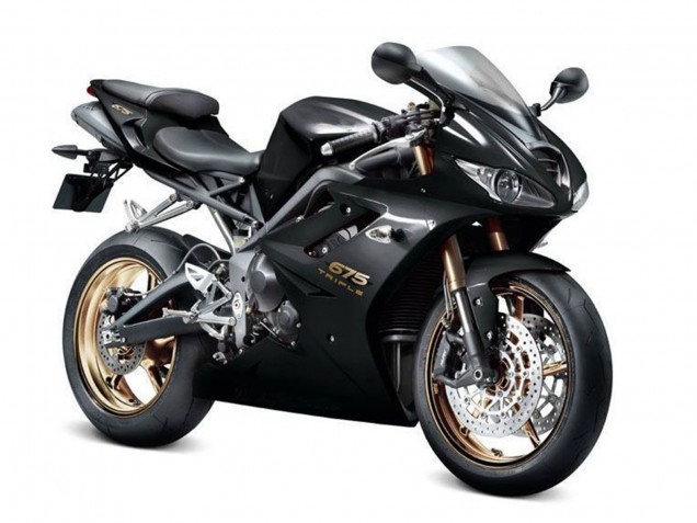 Carenado Moto Triumph Daytona 675 Triple 2006-2008 - Negro Brillante Fábrica