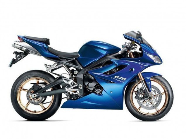 Kits Carenado Moto Triumph Daytona 675 Triple 2006-2008 - Azul Fábrica