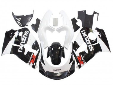 Carenados Moto Suzuki GSXR 600 / GSXR 750 1996-2000 - Blanco Negro Rojo Fábrica