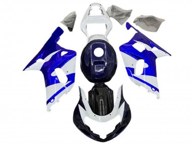 Carenados Moto Suzuki GSXR 600 / GSXR 750 2001-2003 - Blanco Azul Negro Fábrica