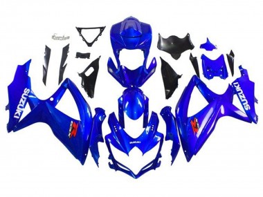 Carenado Moto Suzuki GSXR 600 / GSXR 750 2008-2010 - Azul Blanco Rojo Fábrica