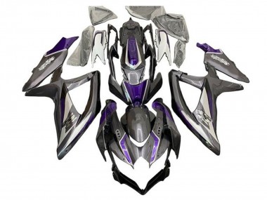 Carenados Moto Suzuki GSXR 600 / GSXR 750 2008-2010 - Plata Gris Púrpura Fábrica