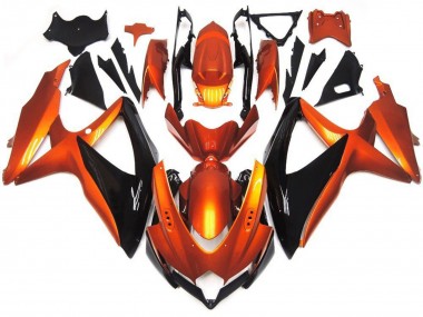 Carenados Moto Suzuki GSXR 600 / GSXR 750 2008-2010 - Naranja Negro Fábrica