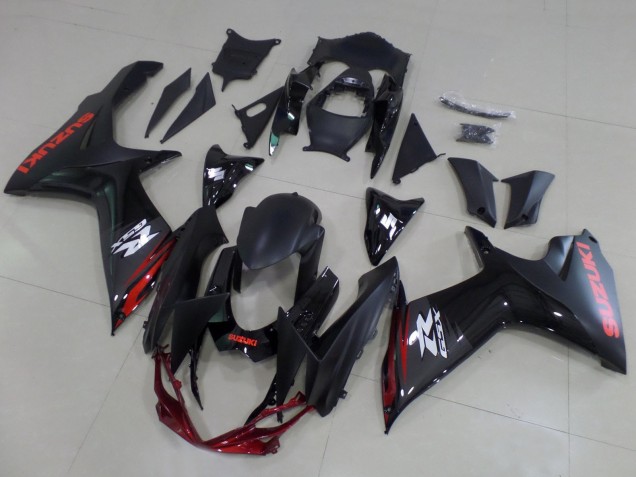 Carenados Moto Suzuki GSXR 600 / GSXR 750 2011-2024 - Negro Mate Negro Brillante Rojo Blanco Fábrica