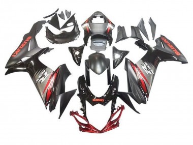 Carenados Moto Suzuki GSXR 600 / GSXR 750 2011-2024 - Negro Gris Rojo Fábrica