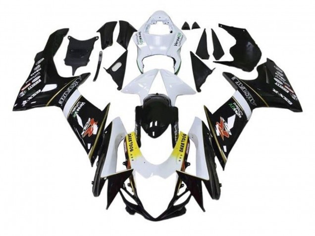 Carenados Moto Suzuki GSXR 600 / GSXR 750 2011-2024 - Blanco Amarillo Negro Alstare Dark Dog Fábrica