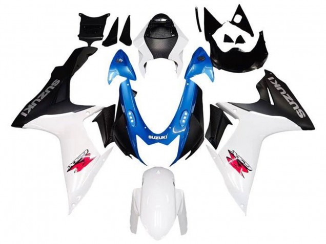 Carenados Moto Suzuki GSXR 600 / GSXR 750 2011-2024 - Blanco Azul Negro Rosa Fábrica