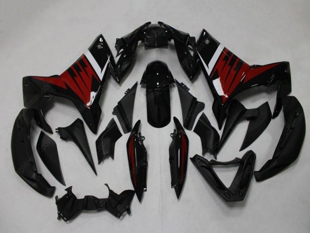 Carenados Moto Yamaha FZ6R 2009-2015 - Negro Rojo Blanco Fábrica