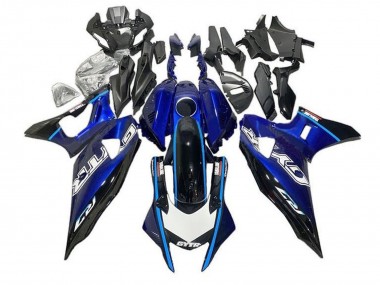 Carenados Moto Yamaha YZF R7 2021-2024 - Azul Negro Azul Claro Fábrica