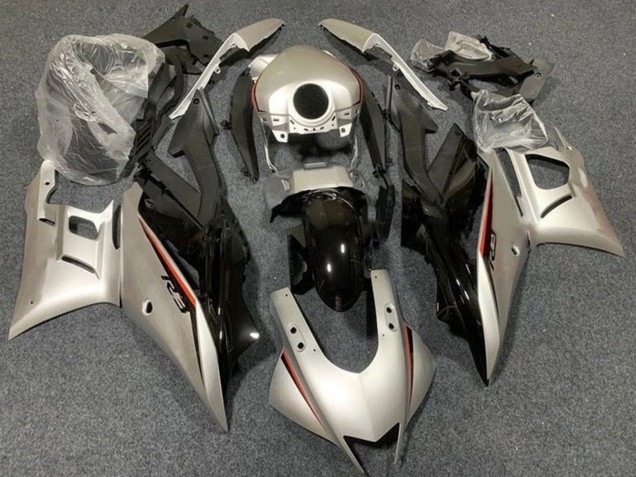 Carenados Moto Yamaha YZF R3/R25 2019-2021 - Oro Claro Negro Brillante Fábrica