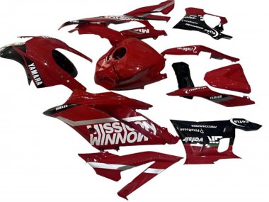 Carenados Moto Yamaha YZF R3/R25 2022-2024 - Rojo Negro Valsir Fábrica