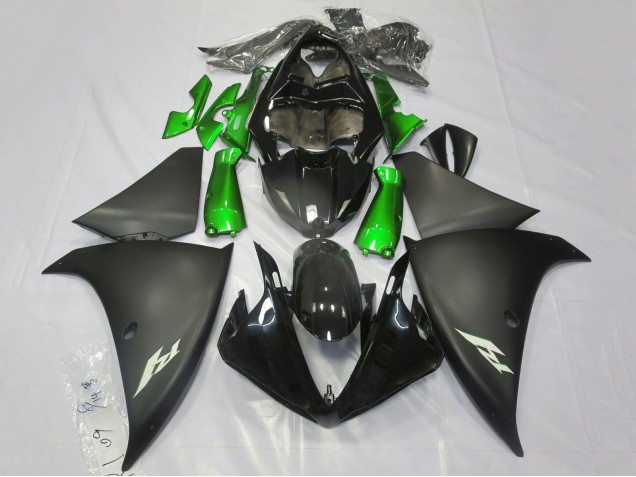 Carenados Moto Yamaha YZF 1000 R1 2009-2011 - Negro Brillante Negro Mate Verde Fábrica