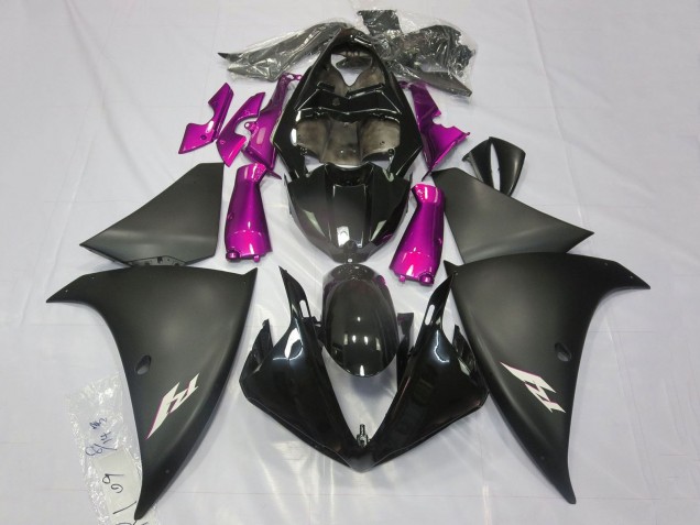 Carenados Moto Yamaha YZF 1000 R1 2009-2011 - Negro Brillante Negro Mate Rosa Fábrica