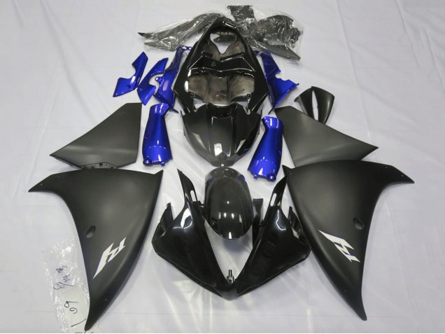 Carenados Moto Yamaha YZF 1000 R1 2009-2011 - Negro Brillante Negro Mate Azul Fábrica