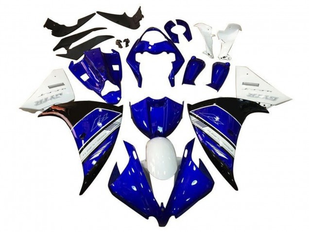 Carenados Moto Yamaha YZF 1000 R1 2009-2011 - Blanco Azul Negro GYTR Fábrica
