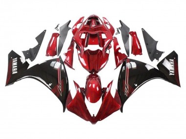 Carenados Moto Yamaha YZF 1000 R1 2009-2011 - Rojo Negro Brillante Fábrica