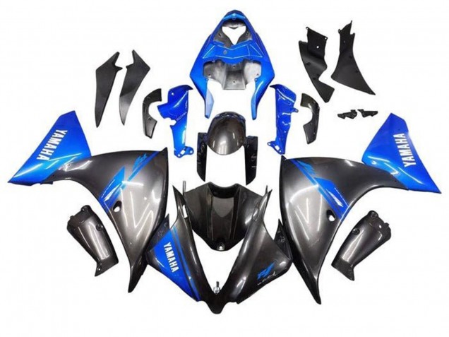 Carenados Moto Yamaha YZF 1000 R1 2009-2011 - Azul Gris Negro Fábrica