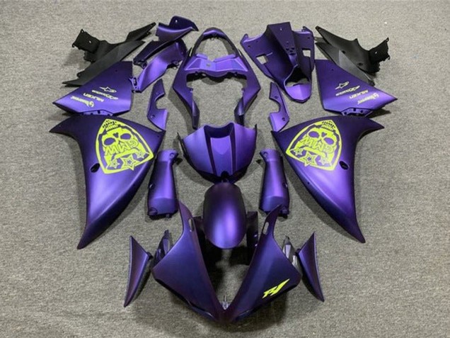 Carenados Moto Yamaha YZF 1000 R1 2009-2011 - Púrpura Neon Amarillo Fábrica