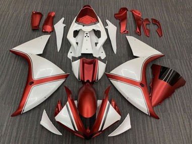 Carenado Moto Yamaha YZF 1000 R1 2009-2011 - Blanco Rojo Fábrica