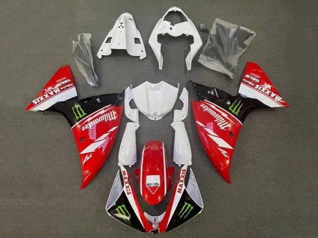 Carenados Moto Yamaha YZF 1000 R1 2009-2011 - Blanco Rojo Negro Verde Monstruo Milwaukee Fábrica