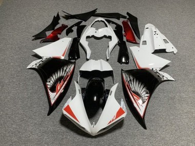 Kits Carenado Moto Yamaha YZF 1000 R1 2009-2011 - Blanco Rojo Negro Fábrica