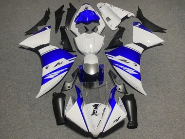 Carenados Moto Yamaha YZF 1000 R1 2009-2011 - Blanco Azul Plata Negro Raya Fábrica
