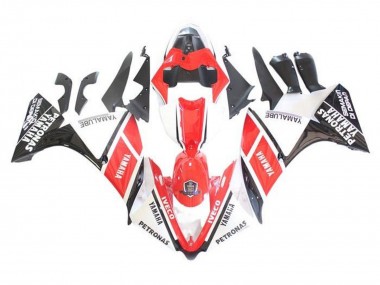 Carenados Moto Yamaha YZF 1000 R1 2009-2011 - Blanco Rojo Negro Petronas Fábrica