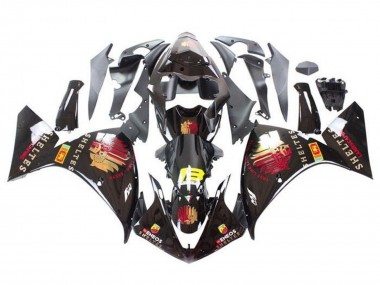 Carenados Moto Yamaha YZF 1000 R1 2012-2014 - Negro Brillante Rojo Amarillo Sheltes Fábrica