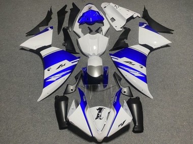 Carenados Moto Yamaha YZF 1000 R1 2012-2014 - Blanco Azul Negro Plata Raya Fábrica