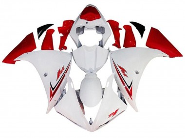 Carenados Moto Yamaha YZF 1000 R1 2012-2014 - Blanco Rojo Fábrica