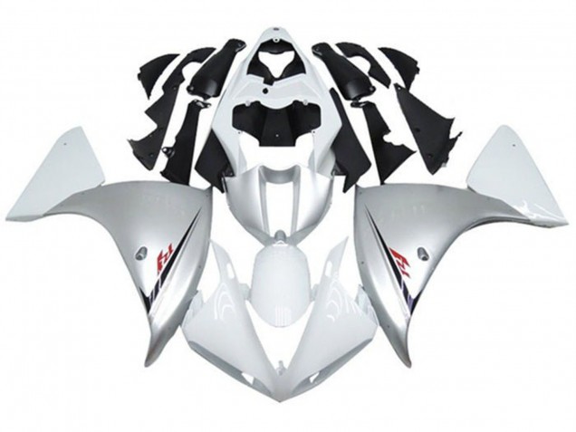 Carenados Moto Yamaha YZF 1000 R1 2012-2014 - Plata Blanco Fábrica