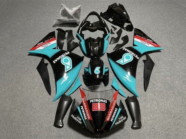 Carenados Moto Yamaha YZF 1000 R1 2012-2014 - Negro Brillante Azul Petronas Fábrica