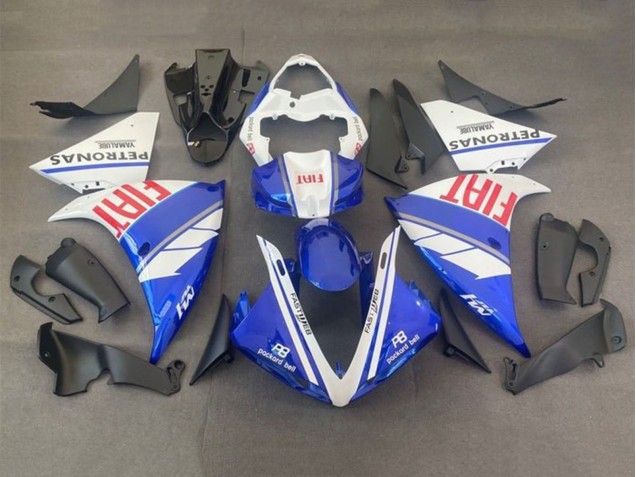 Carenados Moto Yamaha YZF 1000 R1 2012-2014 - Blanco Azul Rojo Fiat Fábrica