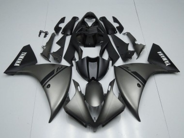 Carenados Moto Yamaha YZF 1000 R1 2012-2014 - Gris Mate Negro Mate Blanco Calcomanías Fábrica