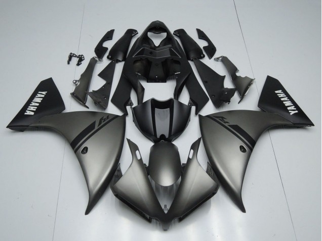 Carenados Moto Yamaha YZF 1000 R1 2012-2014 - Gris Mate Negro Mate Blanco Calcomanías Fábrica