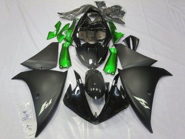 Carenados Moto Yamaha YZF 1000 R1 2012-2014 - Negro Brillante Negro Mate Verde Fábrica