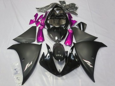 Carenados Moto Yamaha YZF 1000 R1 2012-2014 - Negro Brillante Negro Mate Rosa Fábrica