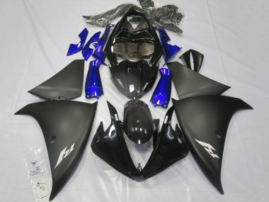 Carenados Moto Yamaha YZF 1000 R1 2012-2014 - Negro Brillante Negro Mate Azul Fábrica