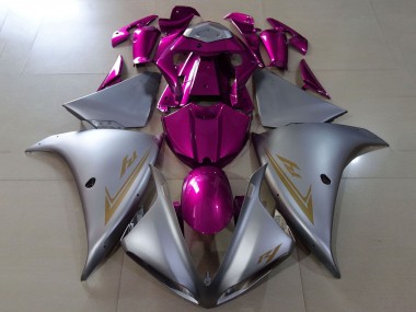 Carenados Moto Yamaha YZF 1000 R1 2012-2014 - Plata Mate Rosa Fábrica