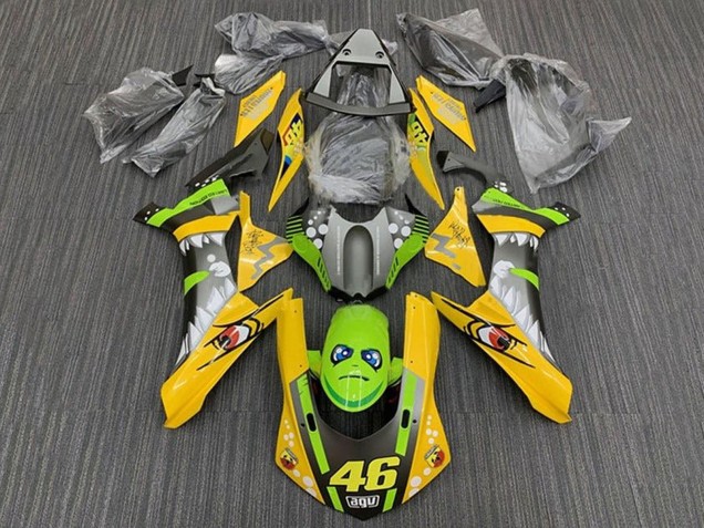 Carenados Moto Yamaha YZF 1000 R1 2015-2019 - Amarillo Verde Tiburón 46 Fábrica