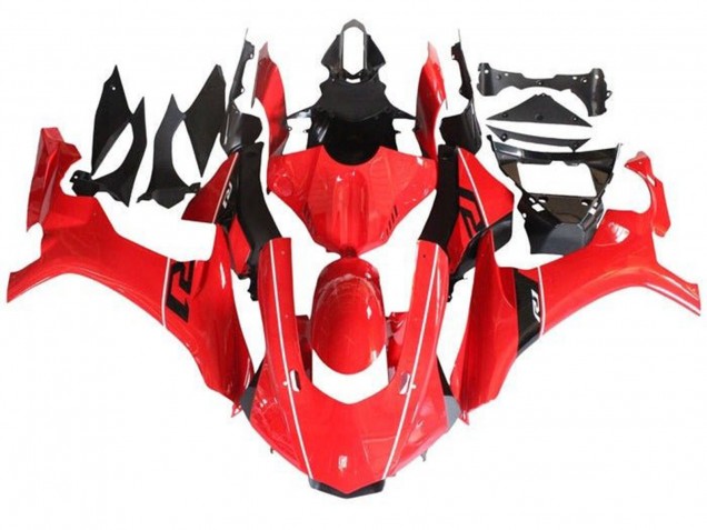Carenados Moto Yamaha YZF 1000 R1 2015-2019 - Rojo Negro Blanco Raya Fábrica