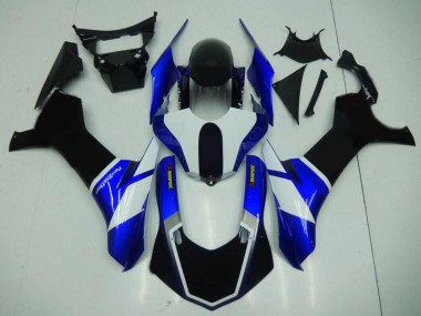 Carenados Moto Yamaha YZF 1000 R1 2015-2019 - Azul Blanco Negro Fábrica
