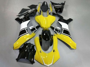 Carenado Moto Yamaha YZF 1000 R1 2015-2019 - Amarillo Blanco Negro Fábrica