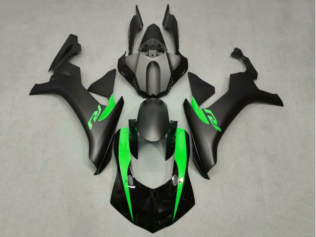 Carenados Moto Yamaha YZF 1000 R1 2015-2019 - Negro Mate Negro Brillante Verde Fábrica